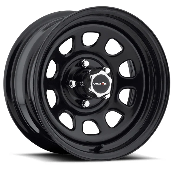 Vision Wheel HD – 84 D WINDOW – STEEL WHEEL – Black – 15″x10″ -39mm – All weather Wheels – 84H5165NS