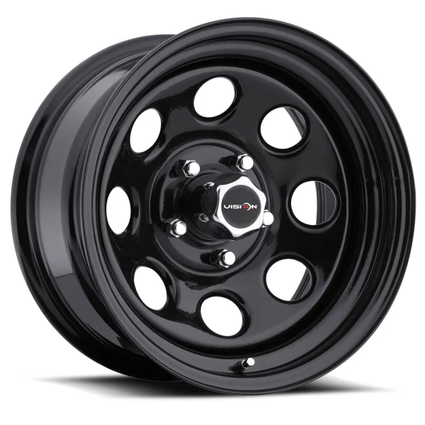 Vision Wheel HD – 85 SOFT 8 – STEEL WHEEL – Black – 15″x10″ -39mm – All weather Wheels – 85H5161NS