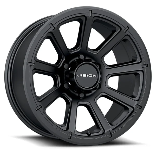Vision Wheel Off-Road – 353 TURBINE – Black – 16″x8″ 0mm – All weather Wheels – 353-6883MB0