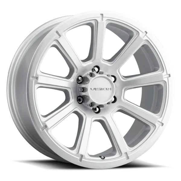 Vision Wheel Off-Road – 353 TURBINE – Silver – 16″x8″ 0mm – All weather Wheels – 353-6883WPS0