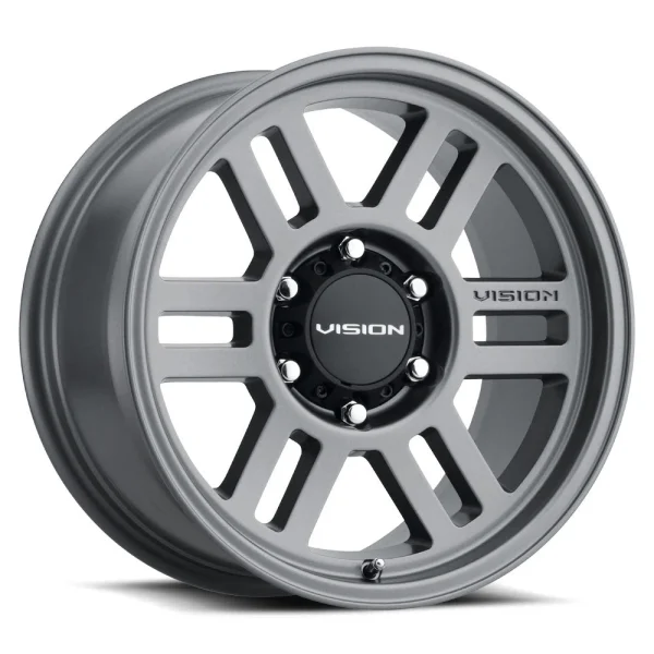 Vision Wheel Off-Road – 355 M2 OVERLAND – Grey – 15″x7.5″ -12mm – All weather Wheels – 355-5783SG-12