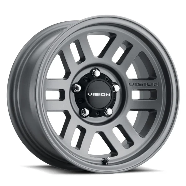 Vision Wheel Off-Road – 355 M2 OVERLAND – Grey – 15″x7.5″ -12mm – All weather Wheels – 355-5765SG-12