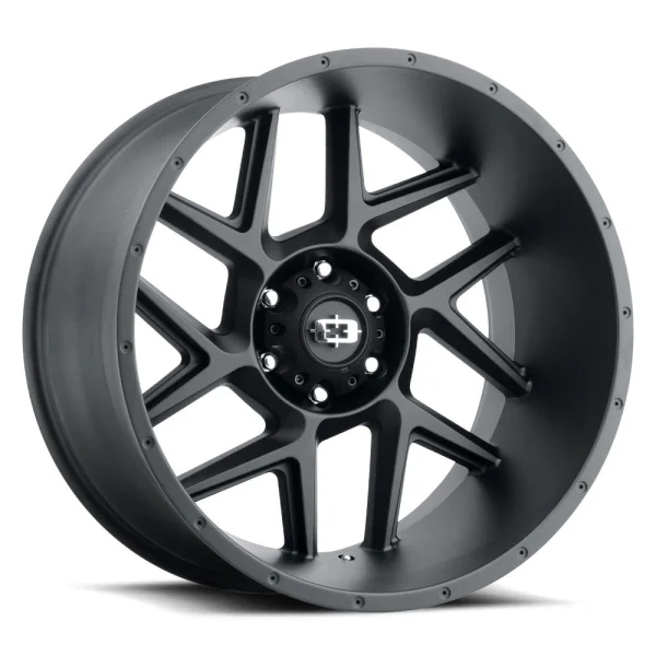 Vision Wheel Off-Road – 360 SLIVER – Black – 20″x10″ -25mm – All weather Wheels – 360-20036SB-25