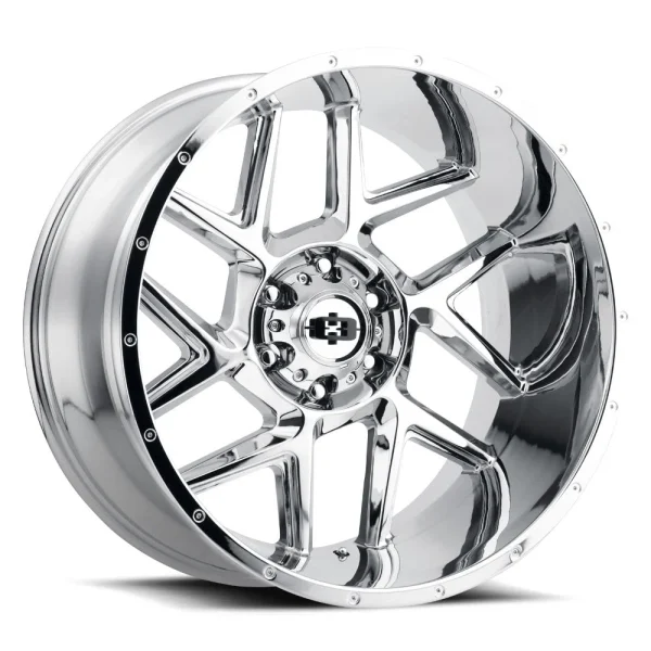 Vision Wheel Off-Road – 360 SLIVER – Chrome – 20″x10″ -25mm – Summer Wheels – 360-20085C-25