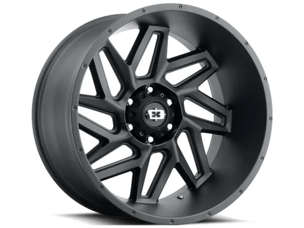 Vision Wheel Off-Road – 361 SPYDER – Black – 20″x10″ -25mm – All weather Wheels – 361-20085SB-25
