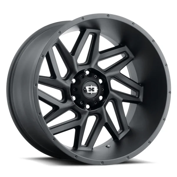 Vision Wheel Off-Road – 361 SPYDER – Black – 20″x12″ -51mm – All weather Wheels – 361-20285SB-51