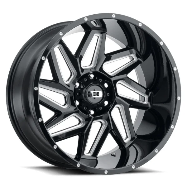 Vision Wheel Off-Road – 361 SPYDER – Black – 20″x12″ -51mm – Summer Wheels – 361-20273GBMS-51