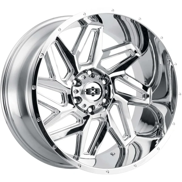Vision Wheel Off-Road – 361 SPYDER – Chrome – 20″x10″ -25mm – All weather Wheels – 361-20073C-25