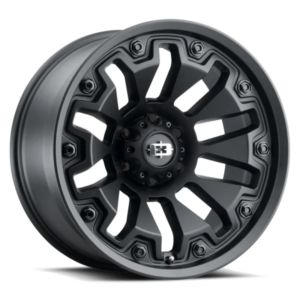 Vision Wheel Off-Road – 362 ARMOR – Black – 18″x9″ -12mm – All weather Wheels – 362-8973SB-12