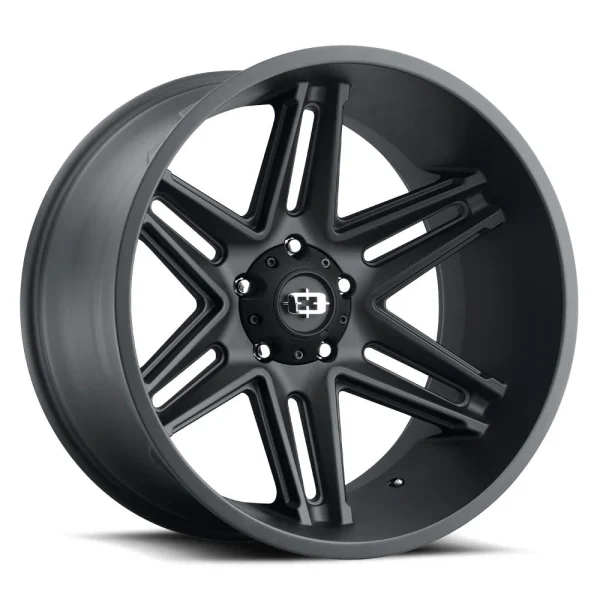 Vision Wheel Off-Road – 363 RAZOR – Black – 20″x10″ -25mm – All weather Wheels – 363-20073SB-25