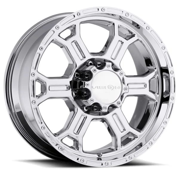 Vision Wheel Off-Road – 372 RAPTOR – Chrome – 16″x8″ -6mm – Summer Wheels – 372-6881C-6