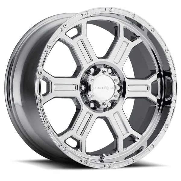 Vision Wheel Off-Road – 372 RAPTOR – Chrome – 16″x8″ 0mm – Summer Wheels – 372-6883C0