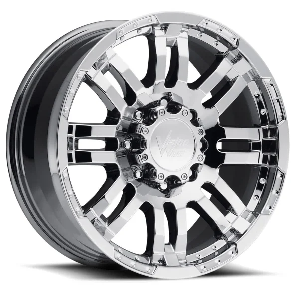 Vision Wheel Off-Road – 375 WARRIOR – Chrome – 16″x8″ -6mm – Summer Wheels – 375-6881C-6