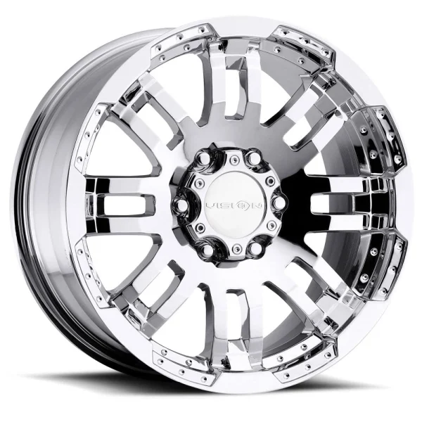 Vision Wheel Off-Road – 375 WARRIOR – Chrome – 16″x6.5″ 45mm – Summer Wheels – 375H6632C45
