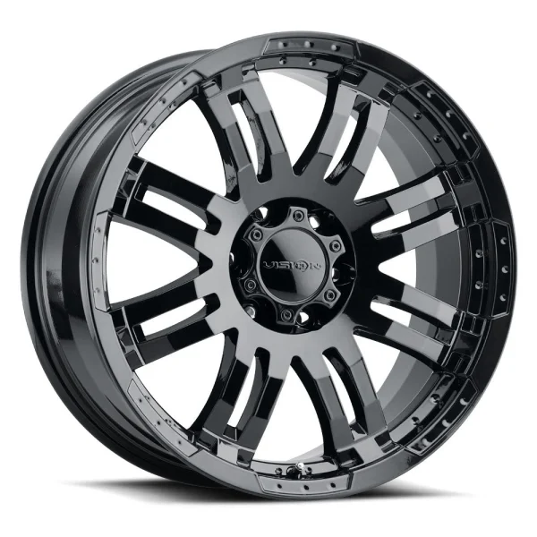 Vision Wheel HD – 375 WARRIOR – Silver – 13″x4.5″ 0mm – All weather Wheels – 375VT3465MPS0