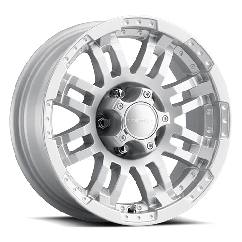 Vision Wheel HD – 375 WARRIOR – Silver – 15″x6″ 0mm – All weather Wheels – 375VTH5683MPS0