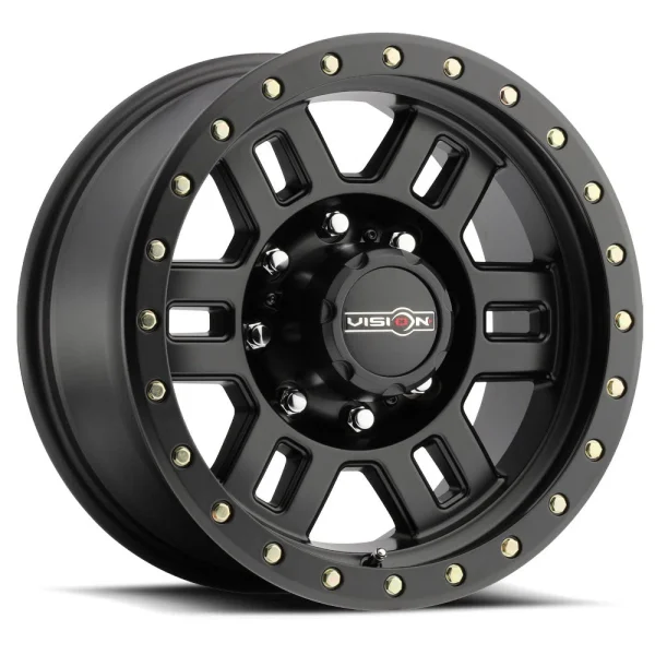 Vision Wheel Off-Road – 398 MANX – Black – 16″x8″ 0mm – All weather Wheels – 398-6881MB0