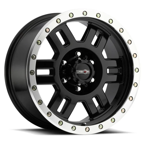 Vision Wheel Off-Road – 398 MANX – Black – 15″x8″ -19mm – Summer Wheels – 398-5883GBML-19