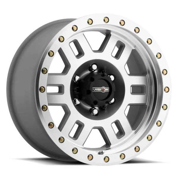 Vision Wheel Off-Road – 398 MANX – Silver – 15″x8″ -19mm – Summer Wheels – 398-5865ACMF-19