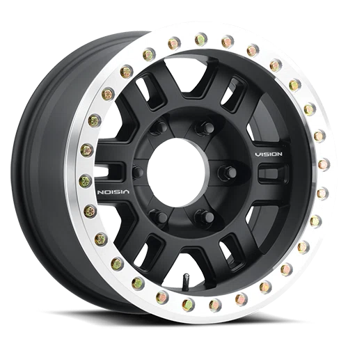 Vision Wheel Off-Road – 398 MANX BEAD LOCK – Black – 17″x8.5″ -15mm – Summer Wheels – 398BLZ7827BMR-15