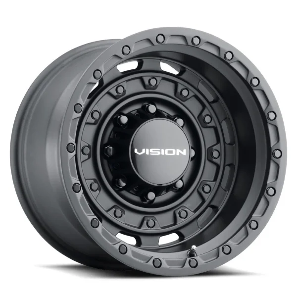 Vision Wheel Off-Road – 403 TACTICAL – Black – 17″x10″ -25mm – All weather Wheels – 403-7181SB-25