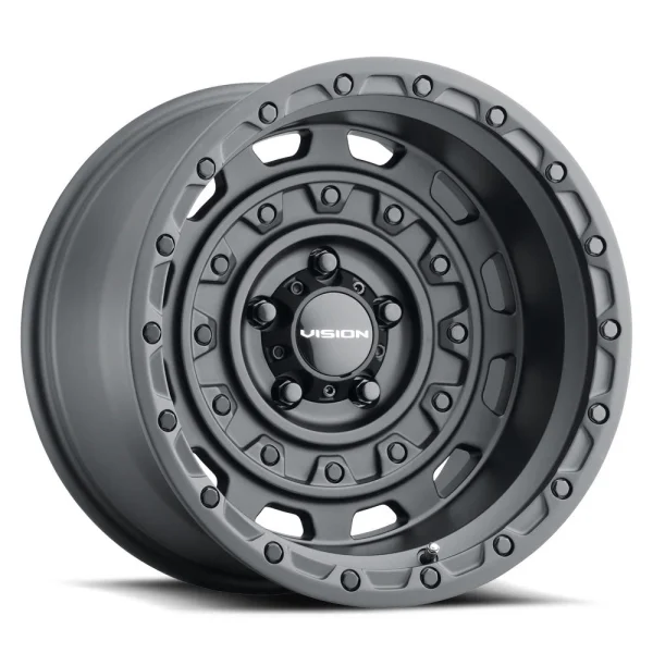 Vision Wheel Off-Road – 403 TACTICAL – Black – 17″x10″ -25mm – All weather Wheels – 403-7173SB-25