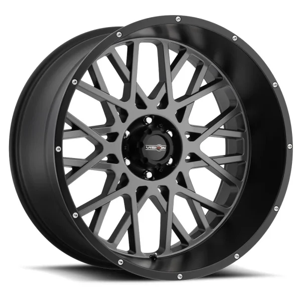 Vision Wheel Off-Road – 412 ROCKER – Black – 18″x9″ -12mm – All weather Wheels – 412-8973ABL-12