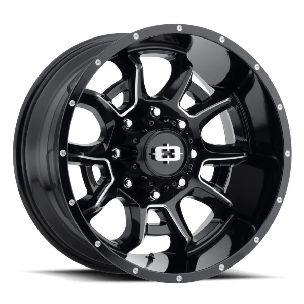 Vision Wheel Off-Road – 415 BOMB – Black – 20″x10″ -25mm – Summer Wheels – 415-20050GBMS-25