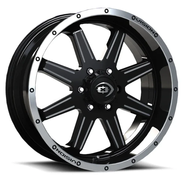 Vision Wheel Off-Road – 421 CANNIBAL – Black – 20″x9″ 12mm – Summer Wheels – 421H2962GBMLMS12