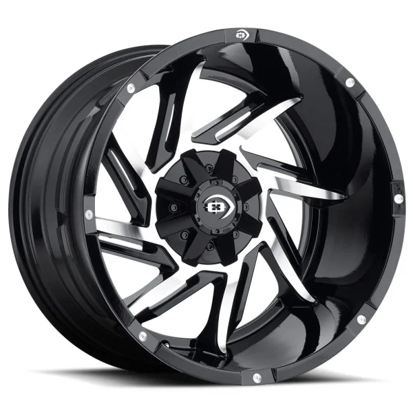 Vision Wheel Off-Road – 422 PROWLER – Black – 17″x9″ -12mm – Summer Wheels – 422-7993GBMF-12