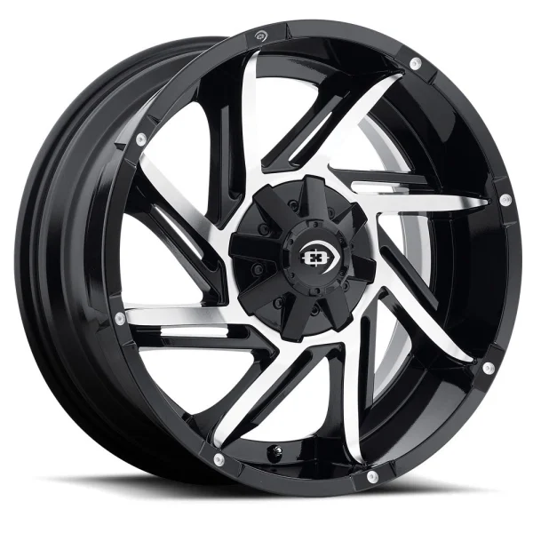 Vision Wheel Off-Road – 422 PROWLER – Black – 17″x9″ 12mm – Summer Wheels – 422-7907GBMF12
