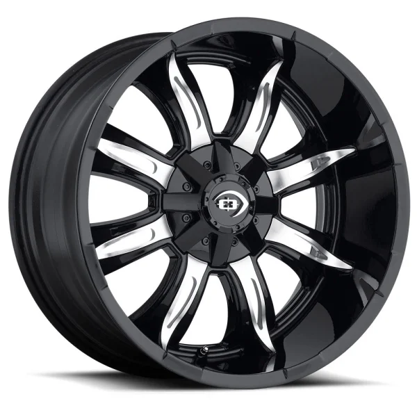 Vision Wheel Off-Road – 423 MANIC – Black – 17″x9″ 12mm – Summer Wheels – 423-7907GBMF12