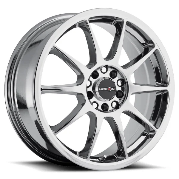 Vision Wheel Street Designs – 425 BANE – Chrome – 15″x6.5″ 38mm – Summer Wheels – 425-5601C38
