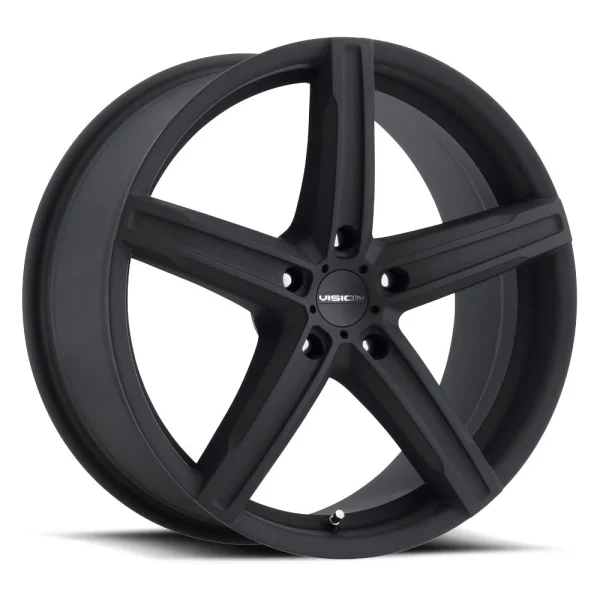 Vision Wheel Street Designs – 469 BOOST – Black – 15″x6.5″ 38mm – All weather Wheels – 469-5648SB38