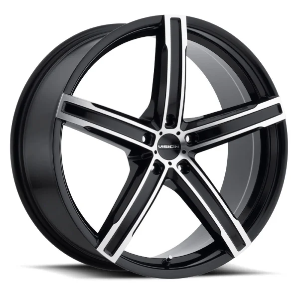 Vision Wheel Street Designs – 469 BOOST – Black – 15″x6.5″ 38mm – Summer Wheels – 469-5649GBMF38