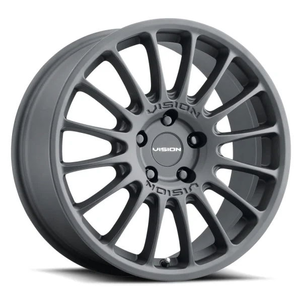 Vision Wheel Street Designs – 477 MONACO 2020 – Black – 15″x7″ 15mm – All weather Wheels – 477-5765SB15