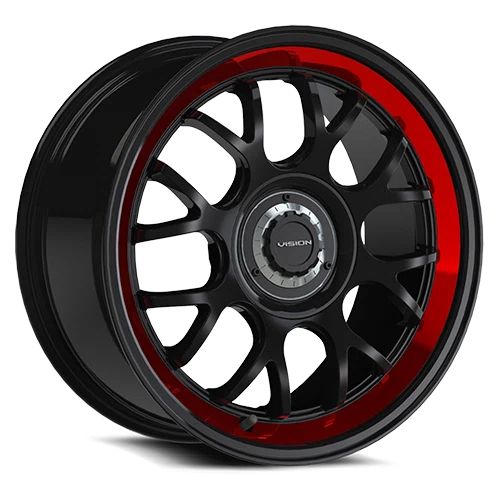 Vision Wheel Street Designs – 478 ALPINE – Black – 16″x8″ 38mm – Summer Wheels – 478-6813GBRTB38
