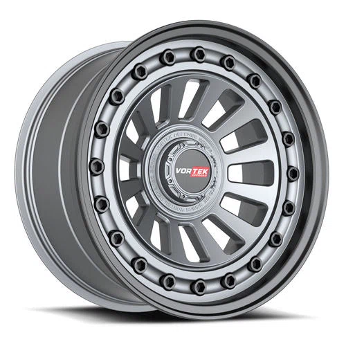Vortek Offroad – VRD-702 RADAR – Gunmetal – 17″x9″ 0mm – All weather Wheels – 702179570MTBB