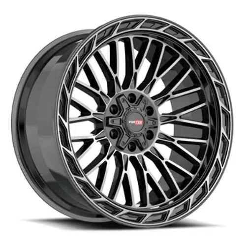 Vortek Offroad – VRP-502 FORZA – Black – 20″x10″ -18mm – Summer Wheels – 502201043-18BDCDT