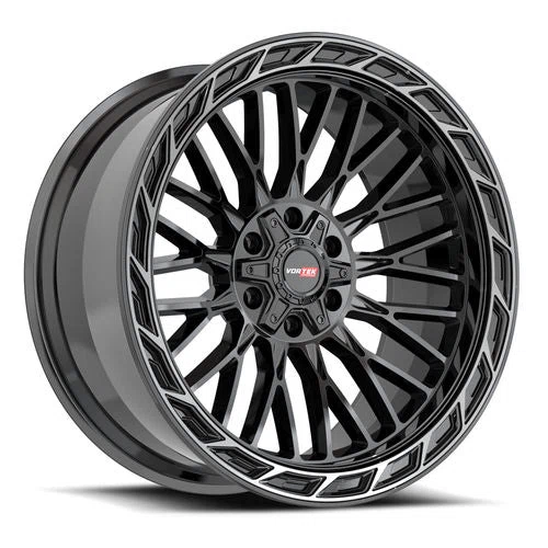 Vortek Offroad – VRP-502 FORZA – Black – 20″x10″ -18mm – Summer Wheels – 502201057-18BDCTR
