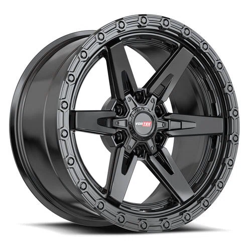 Vortek Offroad – VRT-602 ARGON – Black – 17″x9″ 0mm – All weather Wheels – 602179570SB