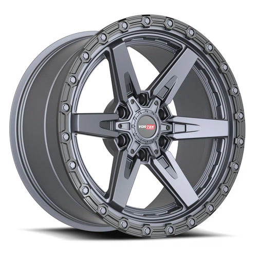 Vortek Offroad – VRT-602 ARGON – Grey – 17″x9″ 0mm – All weather Wheels – 602179570MTB