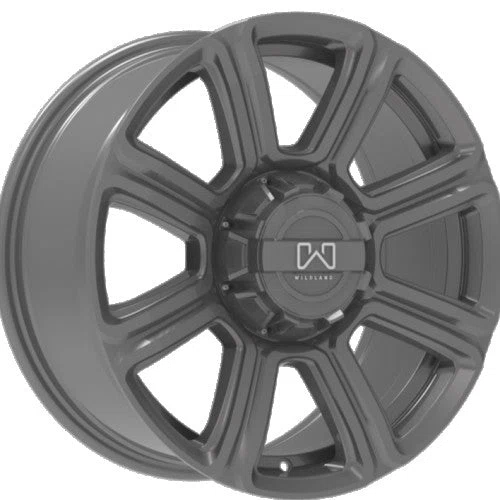 Wildland – Hurricane – Gunmetal – 17″x8″ 18mm – All weather Wheels – H178539271877MG