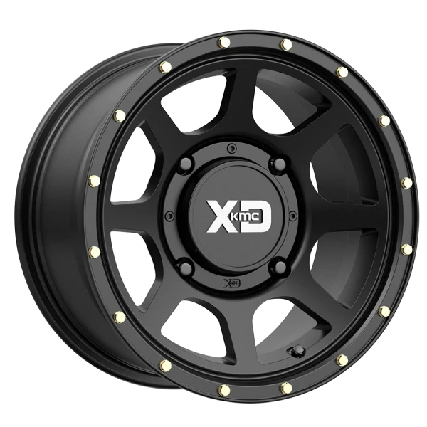 XD Powersports – XS134 ADDICT 2 – Black – 14″x7″ 38mm – All weather Wheels – XS13447040738