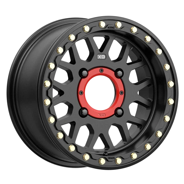 XD Powersports – XS235 GRENADE BEADLOCK – Black – 14″x10″ 0mm – All weather Wheels – XS23541048700