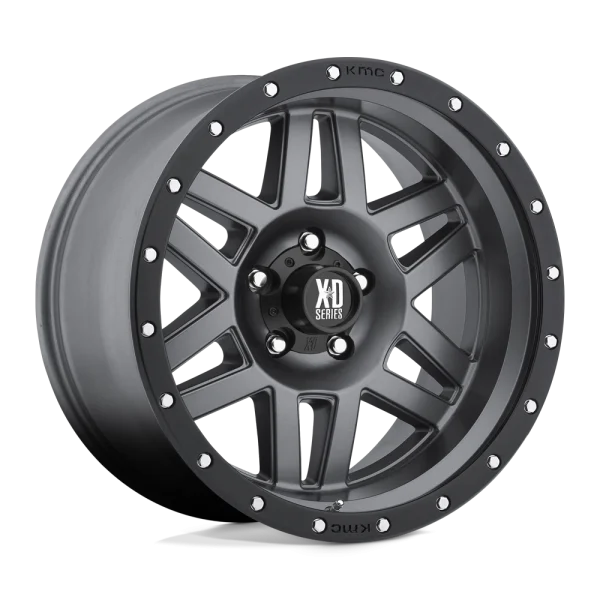 XD Series – XD128 MACHETE – Grey – 20″x9″ 0mm – All weather Wheels – XD12829055400