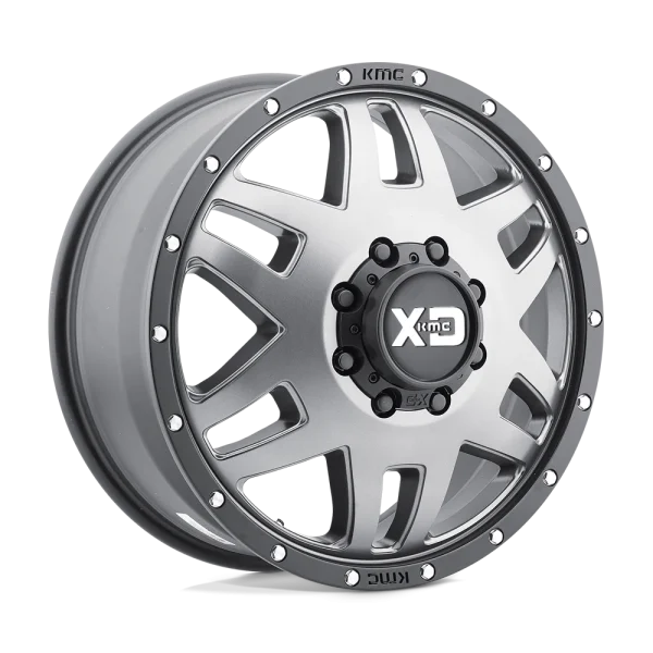 XD Series – XD130 MACHETE DUALLY – Grey – 17″x6.5″ -155mm – All weather Wheels – XD130765824155N