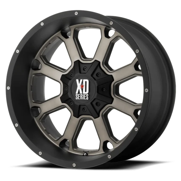 XD Series – XD825 BUCK 25 – Black – 20″x10″ -24mm – All weather Wheels – XD82521080724N