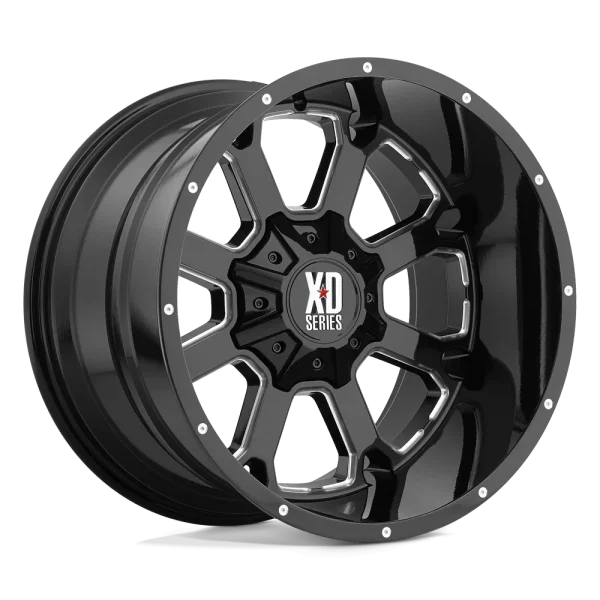 XD Series – XD825 BUCK 25 – Black – 20″x10″ -24mm – Summer Wheels – XD82521035324NBC