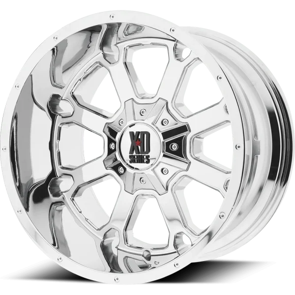 XD Series – XD825 BUCK 25 – Chrome – 20″x10″ -24mm – Summer Wheels – XD82521088224N